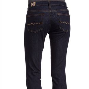 Red Engine black denim jeans